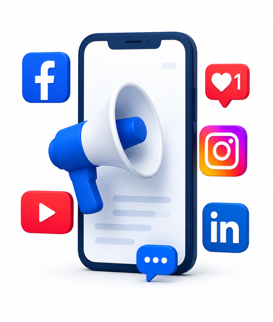 Social media marketing services, digital marketing freelancer in Thrissur