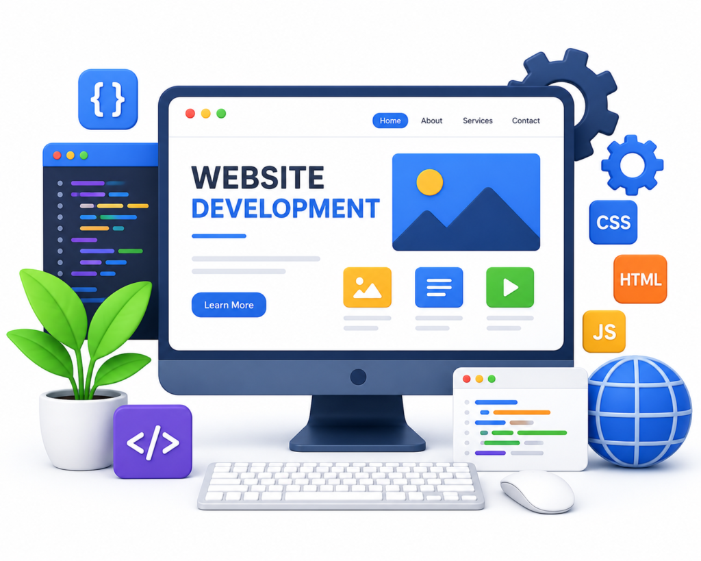 Website development services, digital marketing freelancer Thrissur