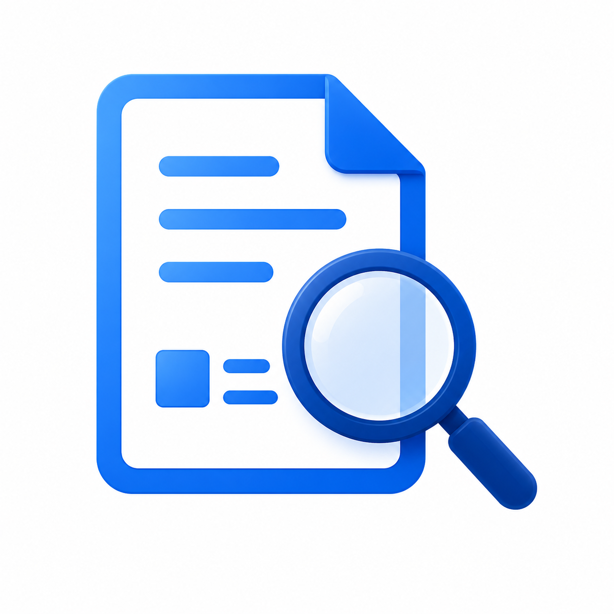 Research and analysis icon — digital marketing strategy step