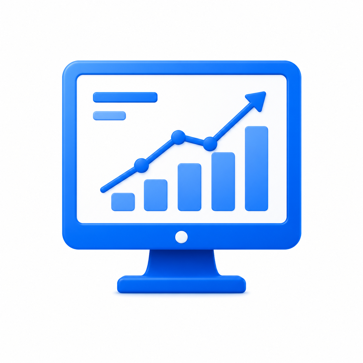 Performance monitoring icon — digital marketing analytics step